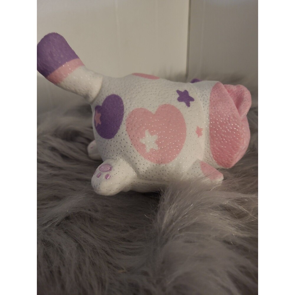 Aphmau MeeMeows Plush Cat Glitter Pink Purple White Hearts Stars 6” Stuffed Toy - Picture 6 of 7